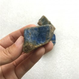 1PCS Rare natural stones and minerals blue corundum rough Sapphire raw gemstone specimen healing crystals for making jewelry