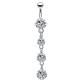Surgical Steel l belly button rings Bar Piercing 