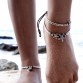 2017 Starfish Rune Bohemian Silver Color Female Rope Anklet Foot Bracelet On The Leg Jewelry For Women Barefoot Enkelbandje32813697929