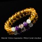 2019 Minimalist Crystal Chakra Bracelet Female Citrine Beads Bracelet Natural Stone Amethyst Women Couple Bracelet Jewelry