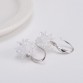  925 Silver Drop Earrings - Clear Crystals from Swarovski 