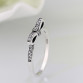 Authentic Silver Color Bow Knot Stackable Pandora Ring Micro Pave CZ Women Party Wedding Jewelry Accessories Gifts Wholesale32850190988