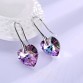 BAFFIN Original Crystals From Swarovski Heart Pendant Necklaces Drop Earrings Jewelry Sets For Women Lovers Gift Drop Shipping32779857040