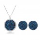 BAFFIN Original Crystals From Swarovski Pave Jewelry Sets Round Pendant Necklace Maxi Stud Earrings Luxury Accessories For Women32940982672