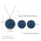 BAFFIN Original Crystals From Swarovski Pave Jewelry Sets Round Pendant Necklace Maxi Stud Earrings Luxury Accessories For Women32940982672