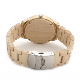 BOBO BIRD Game of Thrones Design Mens Watches Top Brand Luxury Wooden Watches Maple Wood Band Quartz Watch 