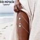 Bls-miracle Beach Bohemia New Style Fashion Jewelry Gold Color Leg Chain For Women Sexy Statement Body Chains Accessories BN-32