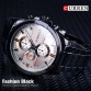CURREN 2018 Fashion Black Stainless Steel Creative Mens Sport Quartz Watches Top Brand Luxury Male Clock Military Casual Design