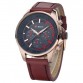 Curren new fashion brand design business men clock casual leather luxury wrist quartz army sport watch 8187