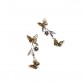 Detachable Alloy Retro Butterfly Flowers Earrings for Women Famous Brand Jewelry New Design Danging Earrings32651799060