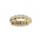 Hip Hop Gold Silver Iced Out CZ Teeth Grillz Top Bottom Bling Men Women Jewelry New 