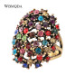 Hot Vintage Bohemian Statement Jewelry Fashion Big Colored Crystal Ring Gold Love Engagement Wedding Rings For Women Accessories32862646344