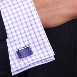 KFLK jewelry shirt cufflinks for mens designer Brand Cuffs links fashion Buttons Blue High Quality Luxury Wedding Free Shipping