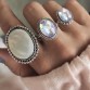 Meyfflin Punk Knuckle Ring Set Fashion Midi Finger Rings for Women Boho Jewelry Accessories Vintage Bague Femme 9pcs Set32878927928