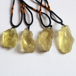 Natural Citrine Stone pandent  Yellow Quartz Crystal Rough Bulk Gemstone Healing Natural Stones And Minerals  for gifts