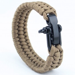 New Arrival Mens Stainless Steel Anchor Shackles Black Leather Bracelet Surf Nautical Sailor Men Wristband Fashion Jewelry