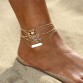New Heart Female Anklets Barefoot Crochet Sandals Foot Jewelry Leg New Anklets On Foot Ankle Bracelets For Women Leg Chain