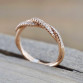 New Pattern Twisted Rope Hemp Flowers Ring Plating Rose Gold Silver Micro Cubic Zirconia Tail Ring Fashion Women's Accessories