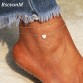 RscvonM Heart Female Anklets Barefoot Crochet Sandals Foot Jewelry Leg New Anklets On Foot Ankle Bracelets For Women Leg Chain32860764435