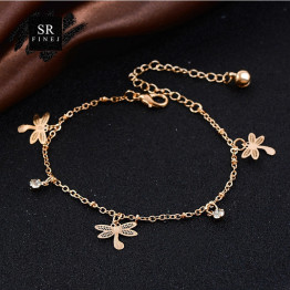 SR:FINEJ Sexy Anklet Ankle Bracelet Cheville Barefoot Sandals Foot Jewelry Leg Chain On Foot Pulsera Tobillo For Women Halhal