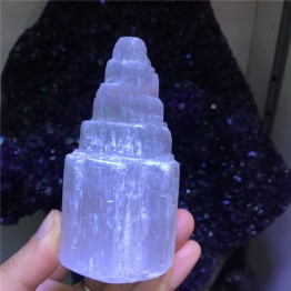 Spiritural purification stone natural selenite wand reiki healing crystals tower mineral raw gem meditation for home decoration