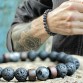 Stone bracelet/men/for women/natural/lava/yoga/bracelet homme luxury crown beads bracelets femme mens jewelry pulseras hombre   