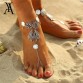 Vintage Silver Color Coin Anklets For Women Fashion Girls Barefoot Sandals Ankle Bracelet on the Leg Beach Jewelry Party Gift32868697798